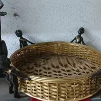 سبد حصیری برنزی