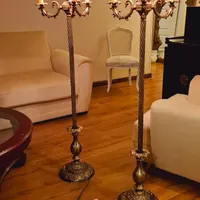 اباژور جفت چهار شعله|چراغ خواب و آباژور|تهران, پاسداران|دیوار