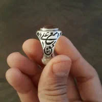 انگشتر عقیق سرخ (یمنی) نقره 825|جواهرات|بندر دیر, |دیوار