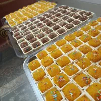 فرنی حلوا شله زرد شیربرنج‌ کماچ تازه