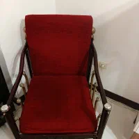 مبل زرشکی در حد نو