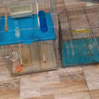 قفس سه عدد متوسط ویک عدد بزرگ جای طوطی|لوازم جانبی حیوانات|سنندج, |دیوار