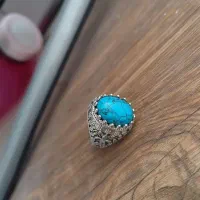 انگشتر فیروزه اصل|جواهرات|کرمان, |دیوار