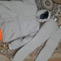 کاپشن وشلوار کوهنوردی دولایه اصل وضدآب وفوق سردی