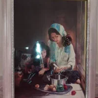 تابلو مهر مادر و دختر