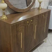 کنسول وآینه|بوفه، ویترین، کنسول|قم, چهل درخت|دیوار