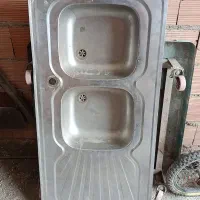 سینک دو قلو 120|آب‌چکان و نظم‌دهنده ظروف|پاکدشت, حصار امیر|دیوار