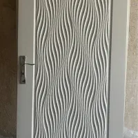 درب اتاق چارچوب دار دستگیره و کلید کامل درحد نو