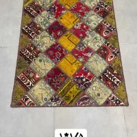 فرش دستباف تکه دوزی مدرن چرم دوزی متری ۲ تومن|فرش|مشکیندشت, |دیوار