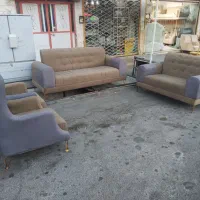 مبل راحتی پایه طلایی