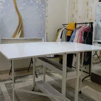 میز برش و چرخ خیاطی تاشو کم جا