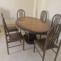 ناهارخوری شش نفره چوبی