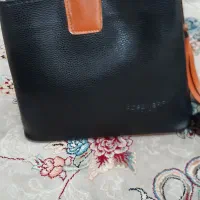 کفش چرم پاشنه چوبی سایز۳۹ وکیف ست خودش|کیف، کفش، کمربند|کرمانشاه, |دیوار