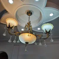 لوستر کریستالی حبابی لاله