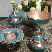 ظروف مسی فیروزه کوب اصل|ظروف سرو و پذیرایی|بندرعباس, |دیوار
