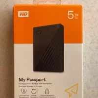 هارد WD My Passport ۵ ترا / نو و آکبند با گارانتی