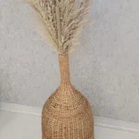 گلدان حصیری