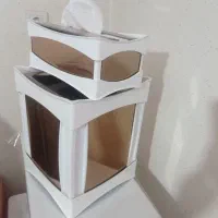 سطل وجای دستمال آینه ای