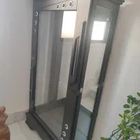 بوفه چوبی شیشه ای 3طبقه به همراه شیشه8میل طبقات|بوفه، ویترین، کنسول|مراغه, |دیوار