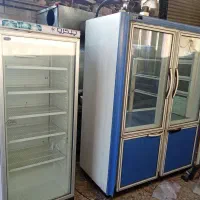 وسایل کامل غذا فروشی یخچال میز کار کابینت قابلمه