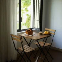 میز و صندلی چوبی تاشو|میز و صندلی غذاخوری|خرمآباد, |دیوار