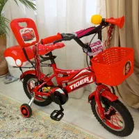 دوچرخه قرمز هم دخترانه و هم پسرانه 12 درحد نو