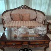 مبلمان استیل سلطنتی و میز ناهار خوری