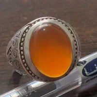 انگشتر فخر نگین پرتقالی|جواهرات|بجنورد, |دیوار
