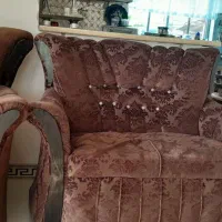 مبل ۶ نفره به همراه جلو مبلی ۵تکه|مبلمان خانگی و میز عسلی|سنگر, |دیوار