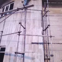 داربست پیچ و رولپلاک شستشو نما طناب .بالابر.