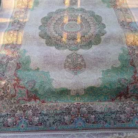 قالی ۹متری ۱۲۰۰شانه تراکم ۳۶۰۰تمیزوسالم درحدنو