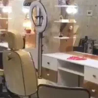 دکورسفیدطلای ارایشگا|آرایشگاه و سالن‌های زیبایی|یاسوج, |دیوار