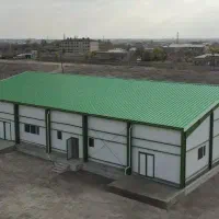 پوشش سقف،ساندویچ پنل ورق پشم شیشه سقف سبک شیبدار