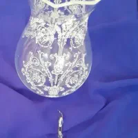 لاله لوستر گوی کریستال|لوستر و چراغ آویز|تهران, نیکنام|دیوار