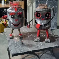 مجسمهای فلزی دستساز