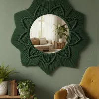 دیوارکوب مکرومه|صنایع دستی و سایر لوازم تزئینی|قم, ارم|دیوار