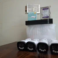 پکیج 4 دوربین ip دید در شب رنگی در گویم صدرا شیراز