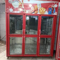 یخچال ویترینی 6درب یک سمت نما درحدنو