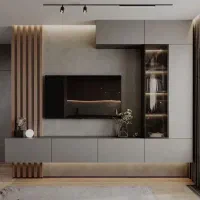 تی وی وال و میزتلویزیون مدرن|میز تلویزیون|رشت, سلیمانداراب|دیوار