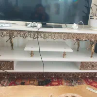 میز تلویزیون برنز و اتو پرس ویدا