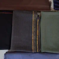 ۶ قواره پارچه کت شلوار و چند قواره پیراهنی