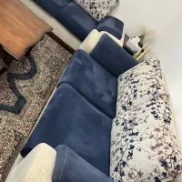 مبل ۷نفره و جلو مبلی درحد نو