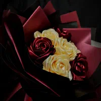 انواع دسته گل روبانی اقتصادی به قیمت عمده|گل مصنوعی|شیراز, محراب|دیوار