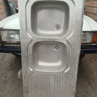 در حیاط تک لت + سینک دوقلو|مصالح و تجهیزات ساختمان|گرگان, |دیوار