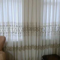 پرده کتان.  بدون پاری جنس خوب|پرده، رانر، رومیزی|ملایر, |دیوار