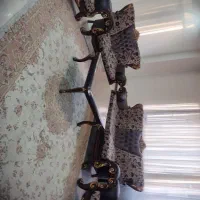 یک دست مبل کلاسیک کارکرده ۷نفره با جلومبلی
