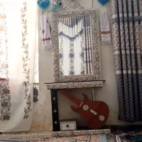 آینه و شمعدون گیتاری به خون بفروش میرسد|بوفه، ویترین، کنسول|سیرجان, |دیوار