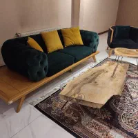 مبل نیم ست پنج نفره|مبلمان خانگی و میز عسلی|شهریار, کردزار|دیوار