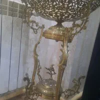 میوه خوری گوشه سالنی برنجی