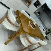 میز غذاخوری اک سلفون کشیده|میز و صندلی غذاخوری|اهواز, زیتون کارگری|دیوار